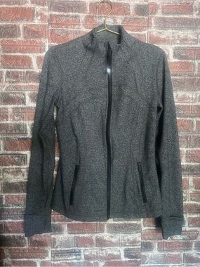 lululemon athletica Define Heathered Charcoal Full-Zip Jacket